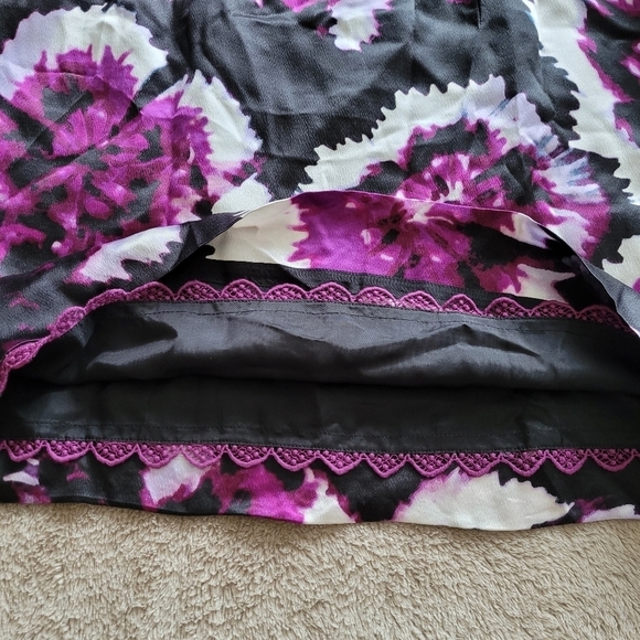 Anthropologie leifsdottir silk floral long sleeve shift dress size 6 - Picture 9 of 12